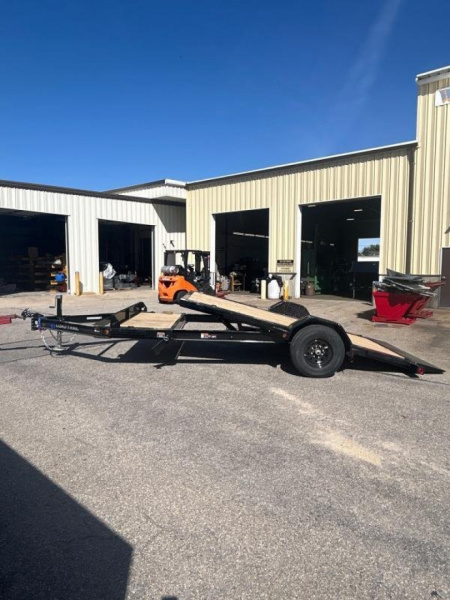 New 2024 LOAD TRAIL 83" X 15' SINGLE AXLE TILT TRAILER