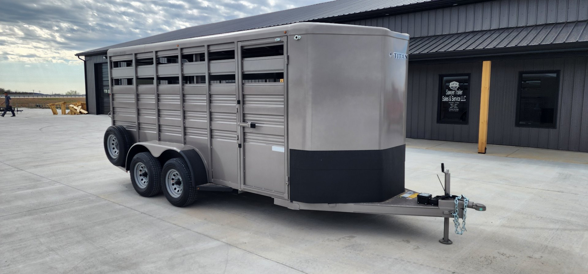 New 2025 Titan Trailer Stock 16X6 CHALLENGER TORSION AXLES