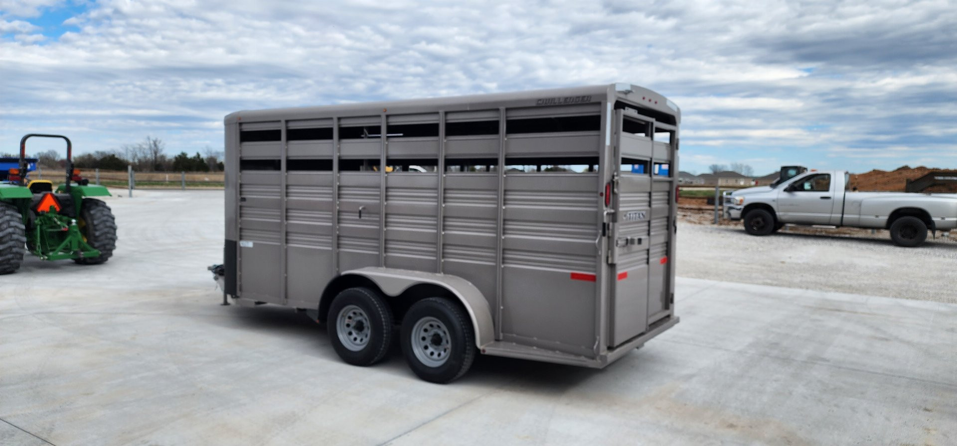 New 2025 Titan Trailer Stock 16X6 CHALLENGER TORSION AXLES