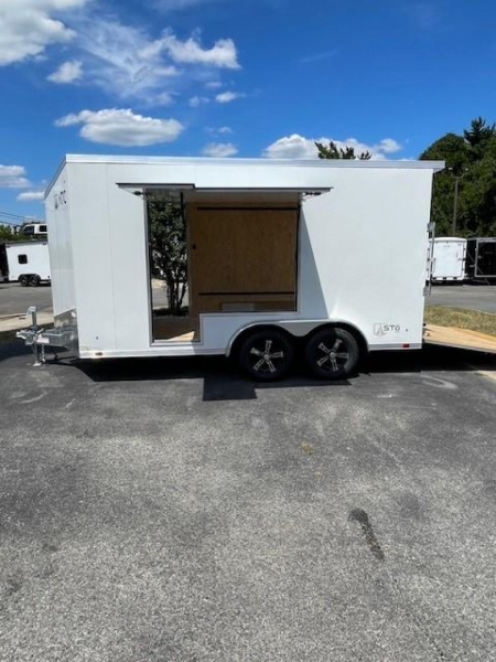 New 2024 ATC  ATC - Cargo / Enclosed Trailer STO 400 - 7.5' x 14' + 2' - (2) 3500# Axles (2024) Cargo / Enclosed Trailer
