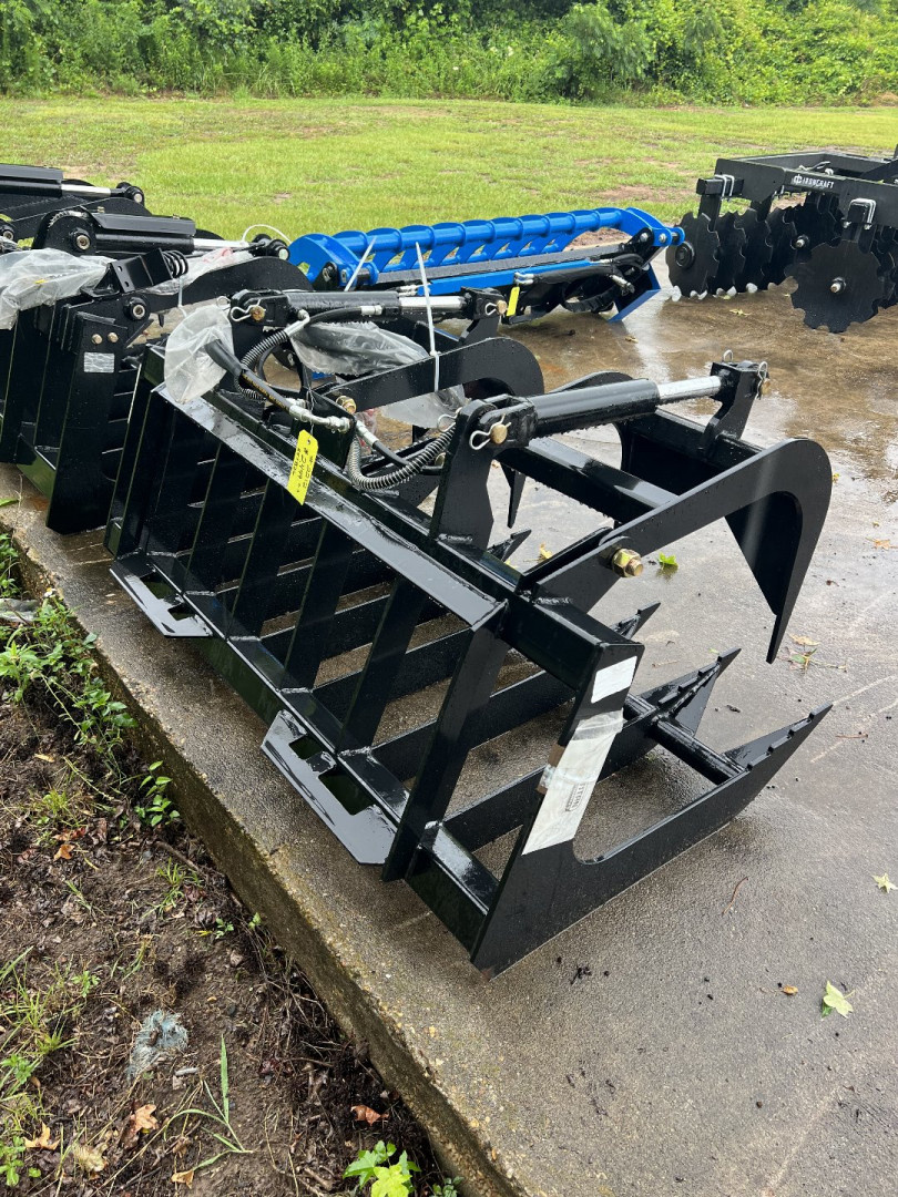 New 2025 60" E SKID STEER ROOT GRAPPLE Attachment