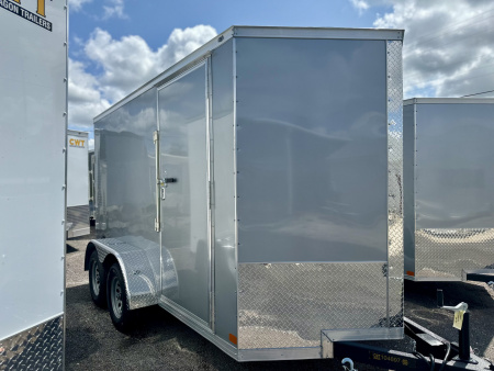 New 2025 Covered Wagon Trailers 6X12 TA Cargo / Enclosed Trailer WITH Ramp