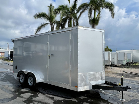 New 2025 Covered Wagon Trailers 7X16 TA Cargo / Enclosed Trailer
