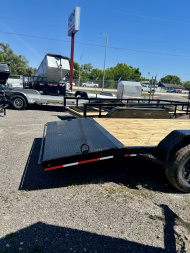 New 2025 Caliber Trailer Mfg 7X18 10K CAR HAULER Car / Racing Trailer