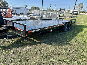 New 2025 Covered Wagon Trailers 8.5 X 24 TA 14K FULL STEEL DE3CK Equipment Trailer