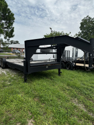 Used 2018 Delta 7x24 14K Equipment Gooseneck with Tilt deck