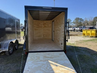 New 2025 Giddy Up USA 6 X 12 TA POLYCORE Cargo / Enclosed Trailer
