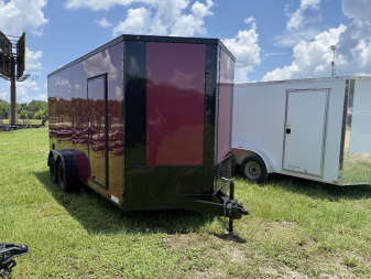 New 2025 Giddy Up USA 7 X 16 TA POLYCORE Cargo / Enclosed Trailer