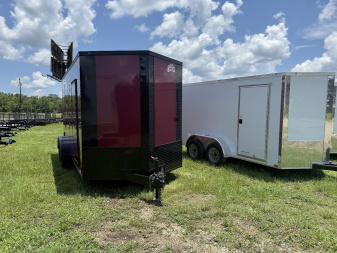 New 2025 Giddy Up USA 7 X 16 TA POLYCORE Cargo / Enclosed Trailer