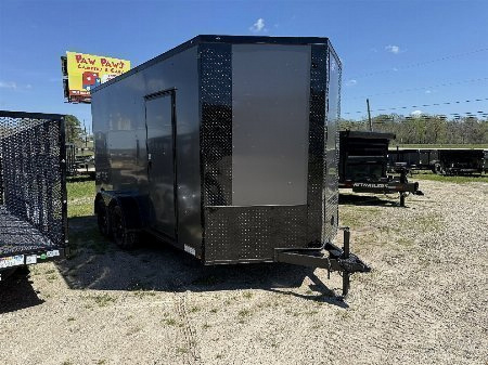 New 2025 Giddy Up USA 7 X 14 TA POLYCORE Cargo / Enclosed Trailer
