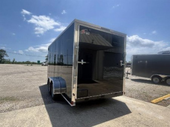 New 2025 Giddy Up USA 7 X 16 TA POLYCORE Cargo / Enclosed Trailer