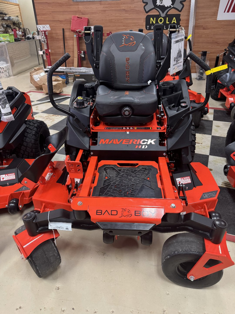 New 2025 Bad Boy MAVERICK HD 54" KAWASAKI 23.5 HP Lawn Mowers