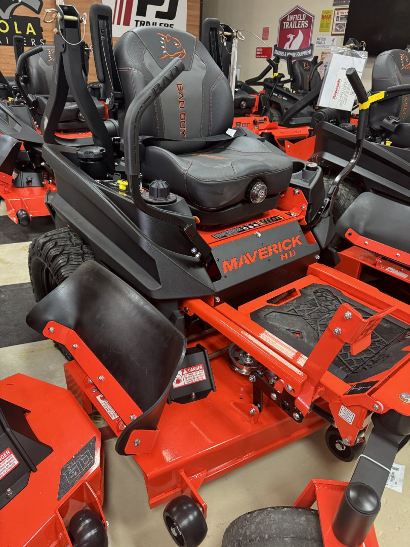 New 2025 Bad Boy MAVERICK HD 54" KAWASAKI 23.5 HP Lawn Mowers