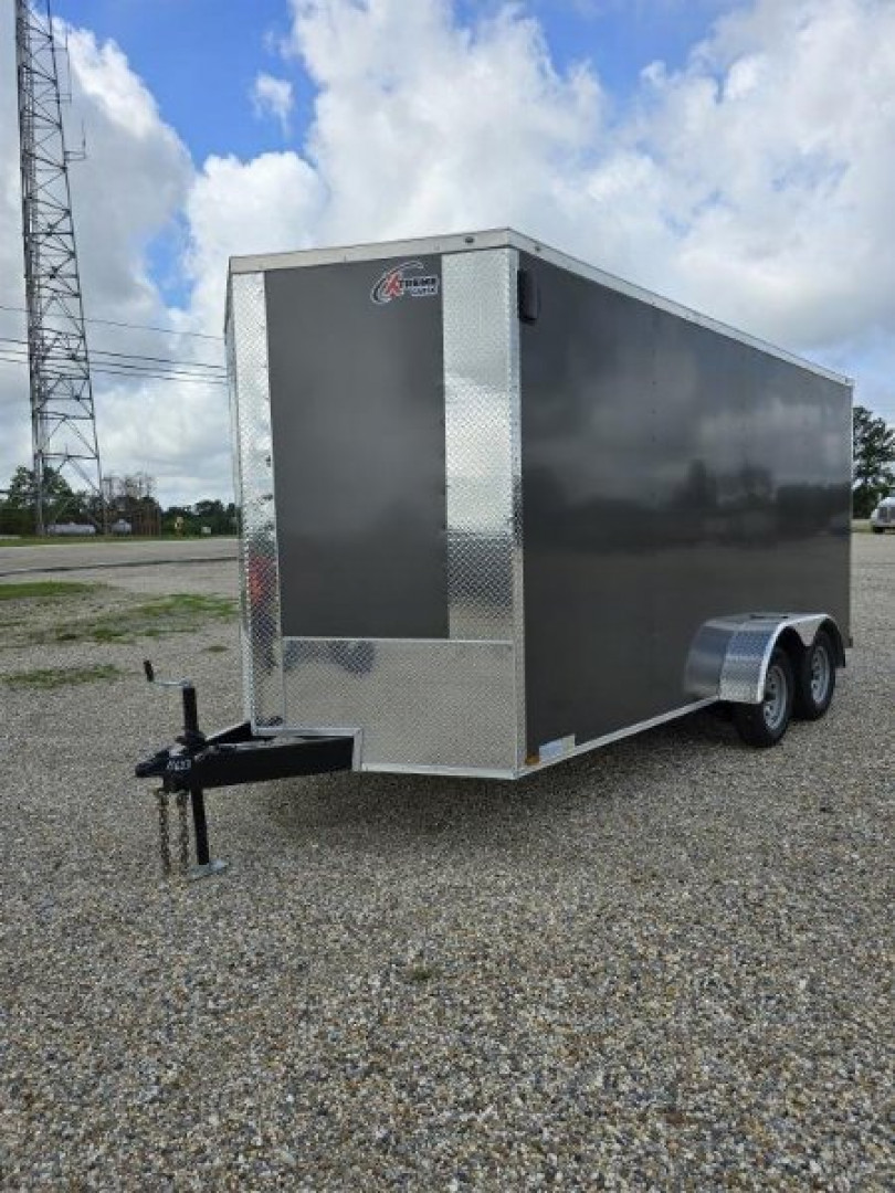 New 2025 Giddy Up USA 7 X 16 TA POLYCORE Cargo / Enclosed Trailer