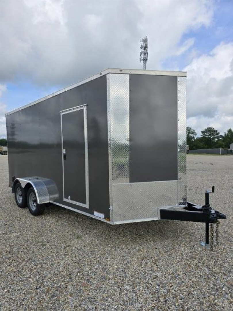 New 2025 Giddy Up USA 7 X 16 TA POLYCORE Cargo / Enclosed Trailer