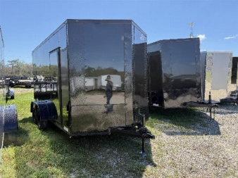 New 2025 Giddy Up USA 7 X 14 TA POLYCORE Cargo / Enclosed Trailer