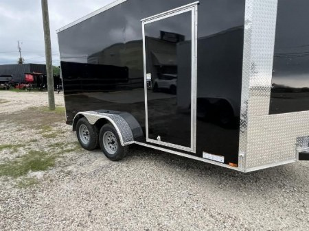 New 2025 Giddy Up USA 7 X 14 TA POLYCORE Cargo / Enclosed Trailer