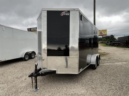 New 2025 Giddy Up USA 7 X 14 TA POLYCORE Cargo / Enclosed Trailer