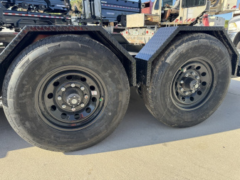 New 2025 Sure-Trac 7X14 TANDEM AXLE 15400 LB GVWR POWER DROP DECK Equipment Trailer