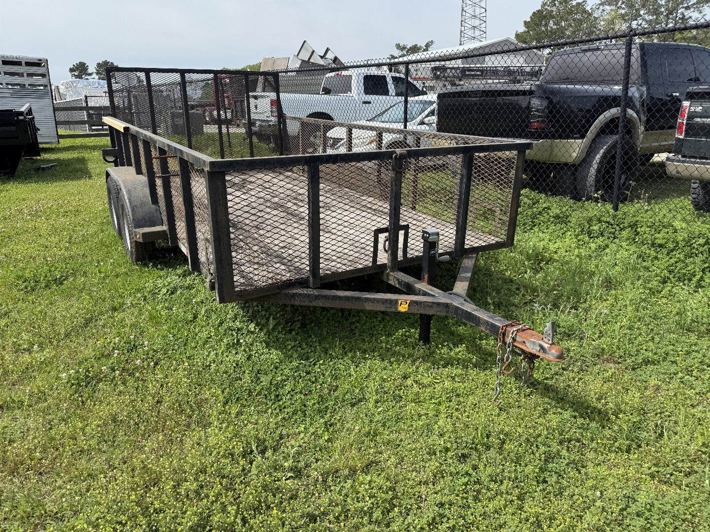 Used 2013 PROVIDER 7 X 14 TA Utility Trailer