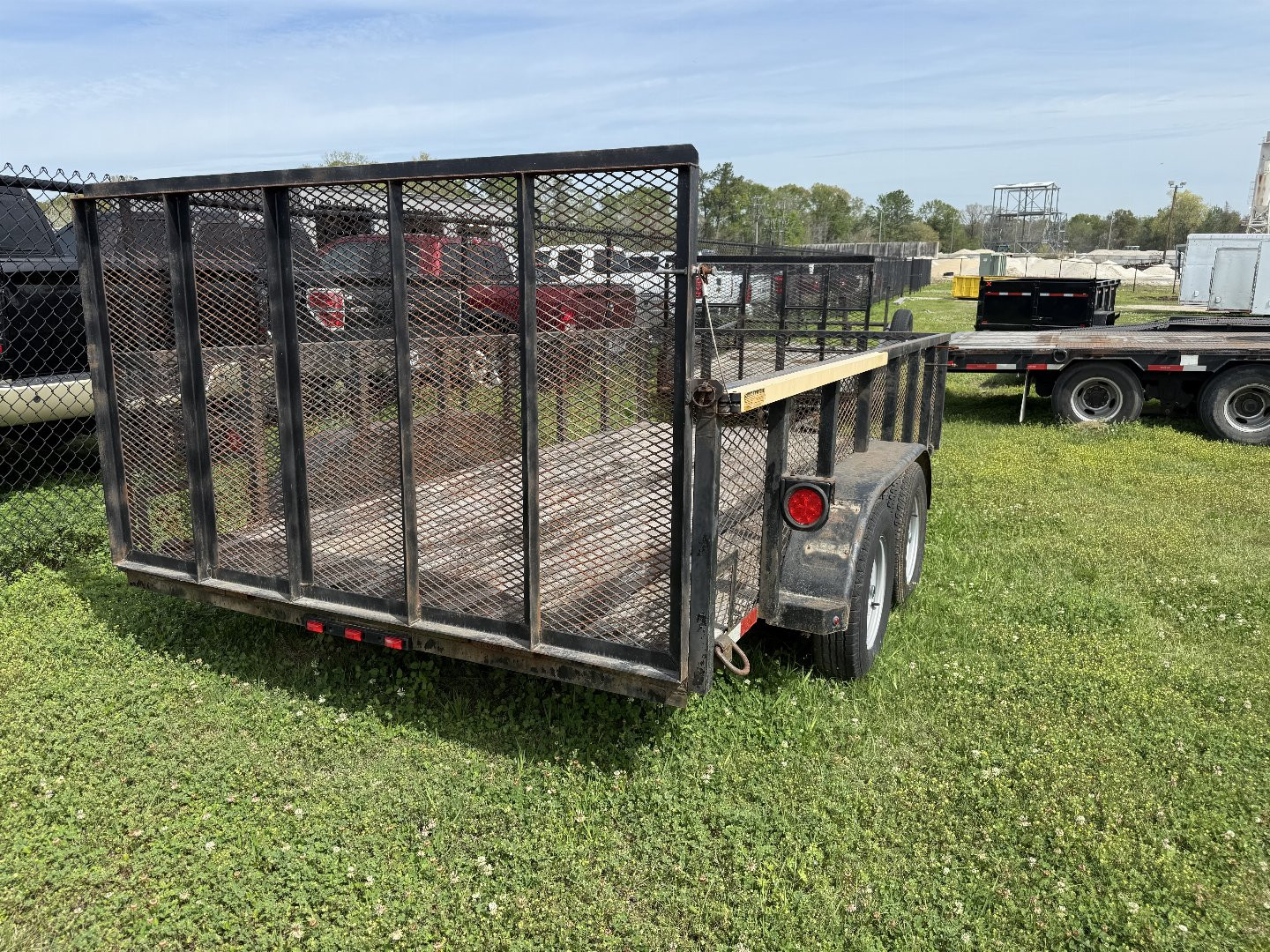 Used 2013 PROVIDER 7 X 14 TA Utility Trailer