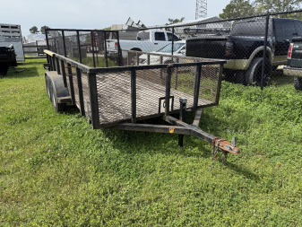 Used 2013 PROVIDER 7 X 14 TA Utility Trailer