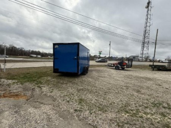 New 2025 Giddy Up USA 7 X 16 TA POLYCORE Cargo / Enclosed Trailer