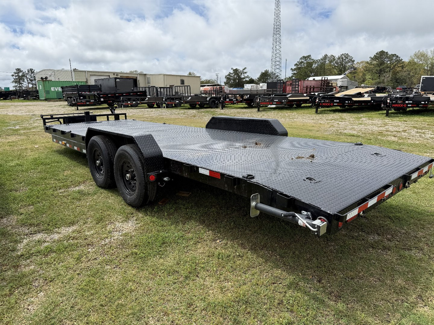 New 2025 PJ Trailers 24' STEEL DECK Equipment Trailer