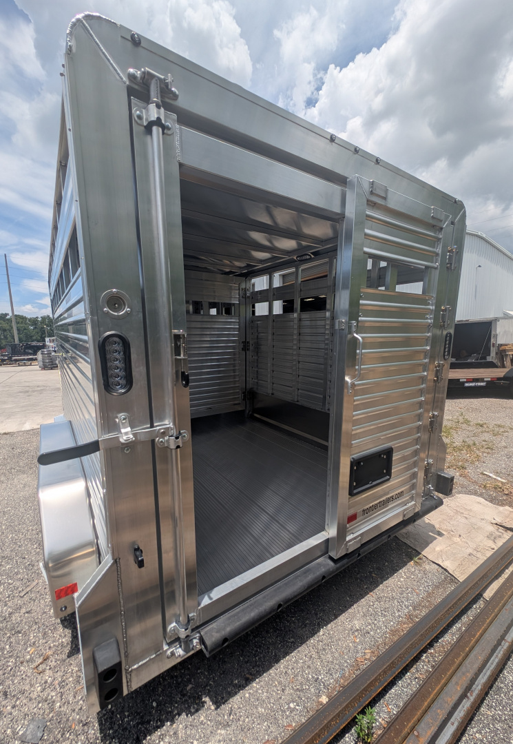 New 2025 Frontier Trailers LIVESTOCK 16'7" 10K Stock / Stock Combo Trailer