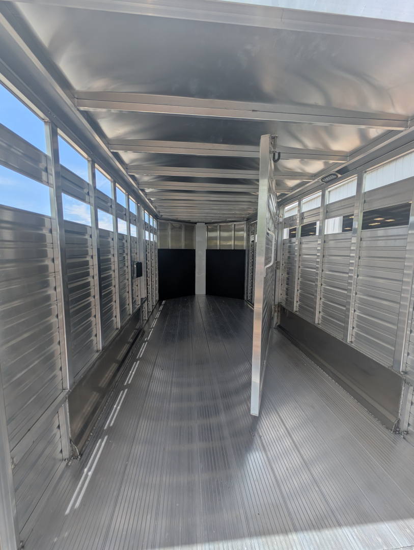 New 2025 Frontier Trailers LIVESTOCK 16'7" 10K Stock / Stock Combo Trailer