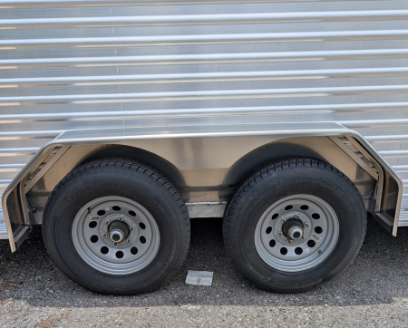 New 2025 Frontier Trailers LIVESTOCK 16'7" 10K Stock / Stock Combo Trailer