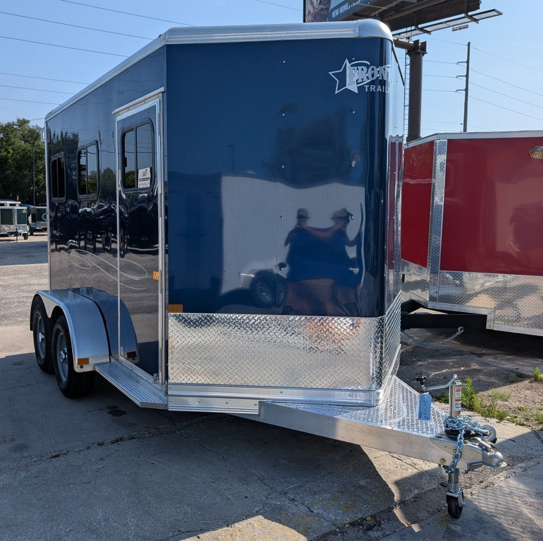 New 2025 Frontier Trailers Horse Trailer STRIDER 2 HORSE SLANT