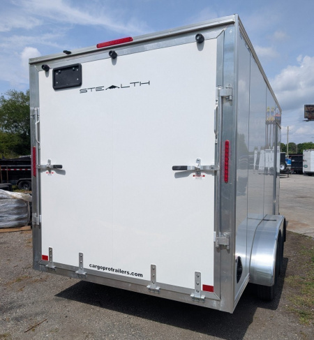 New 2025 Stealth Trailers 7X14 ENCLOSED RAMP Cargo / Enclosed Trailer