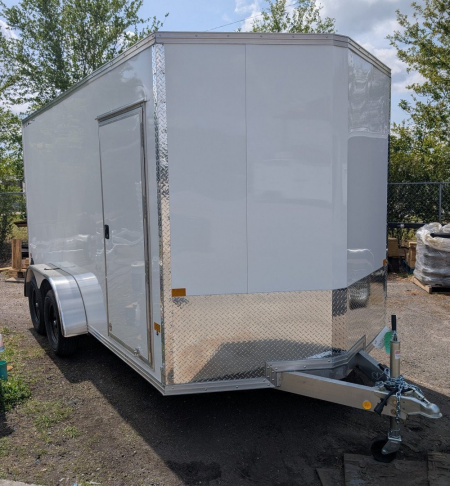 New 2025 Stealth Trailers 7X14 ENCLOSED RAMP Cargo / Enclosed Trailer
