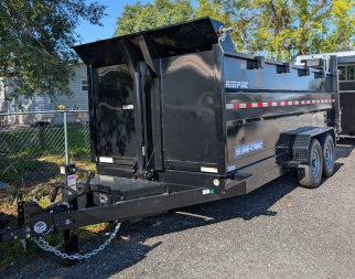 New 2025 Sure-Trac 7X16 LOW SIDE DUMP 14K Dump Trailer