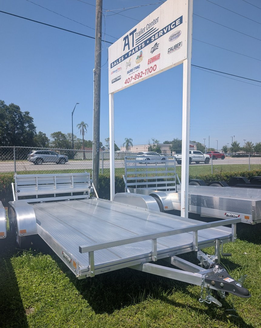New 2025 Triton Trailers 7X16 ALUMINUM UTILITY TA Utility Trailer