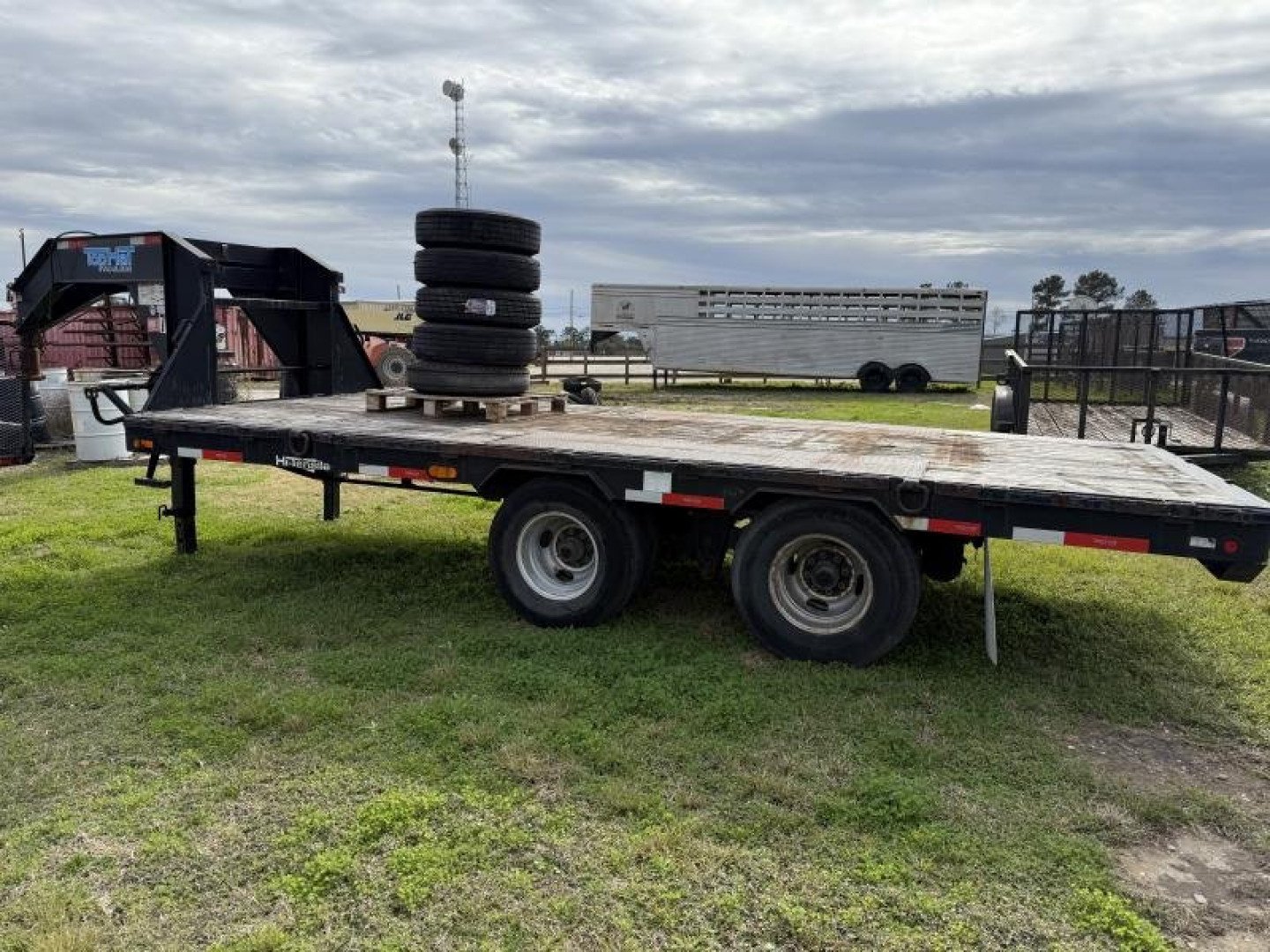 Used 2018 Top Hat Trailers 102 X 18 TA Flatbed Trailer