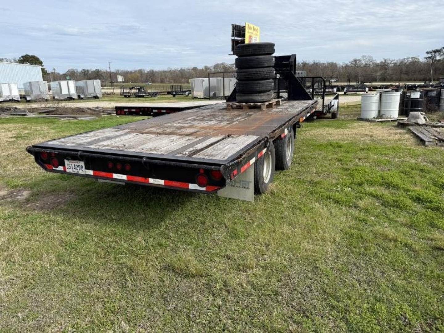 Used 2018 Top Hat Trailers 102 X 18 TA Flatbed Trailer
