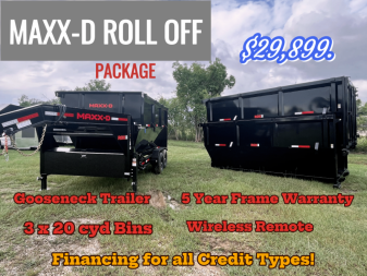 New 2025 MAXX-D ROLLOFF BUNDLE OF 3