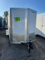 New 2025 Arising 6X12 SINGLE AXLE Cargo / Enclosed Trailer WITH REAR RAMP DOOR/FULL TUBE CROSSMEMBERS/6'3  INTERIOR HEIGHT