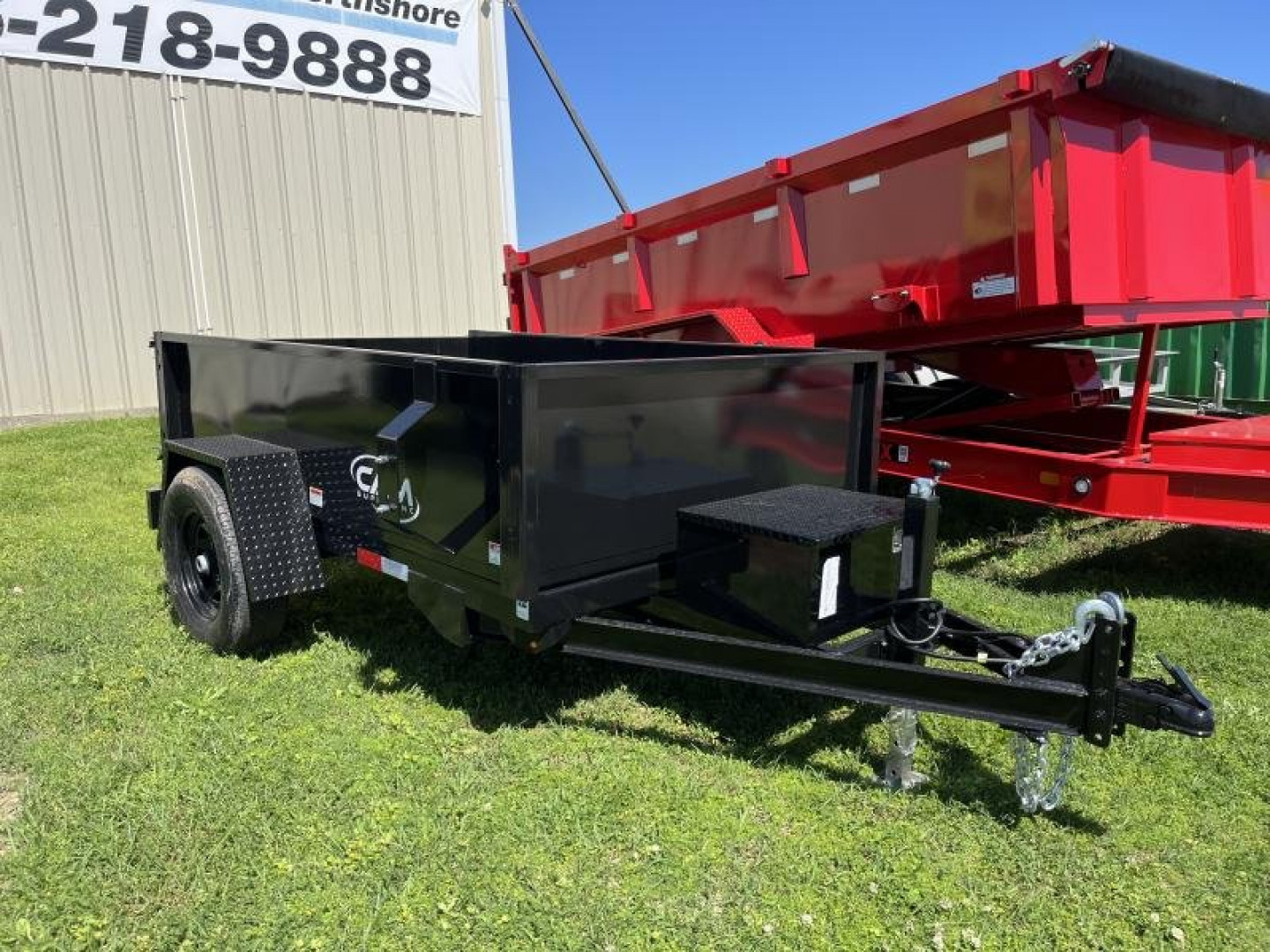 New 2024 Cam Superline P5508LPDT (5' x 8' SA 5K) Dump Trailer