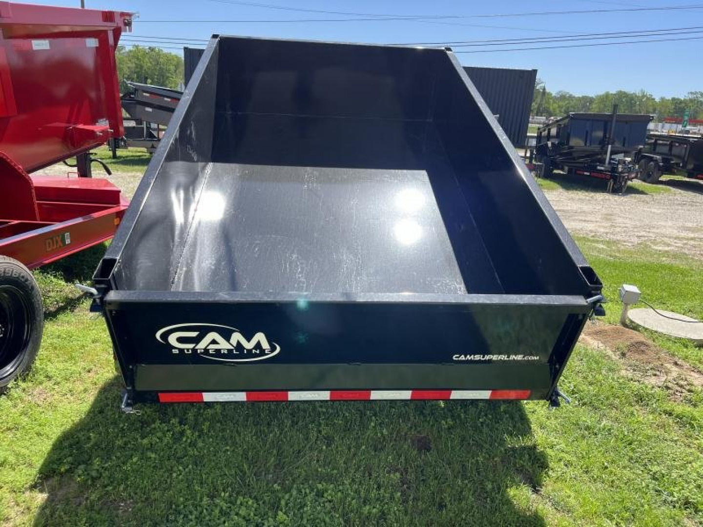 New 2024 Cam Superline P5508LPDT (5' x 8' SA 5K) Dump Trailer