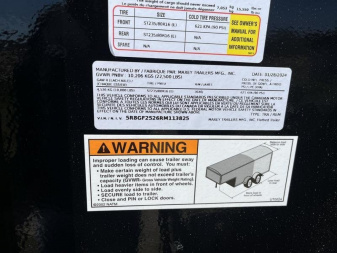 New 2024 MAXXD Trailers LDX LDX10225 FLATBED/EQUIPMENT