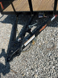 New 2025 Down 2 Earth 7X14 TANDEM AXLE 7000 LB GVWR Utility Trailer WITH REAR RAMP GATE/MESH SIDES