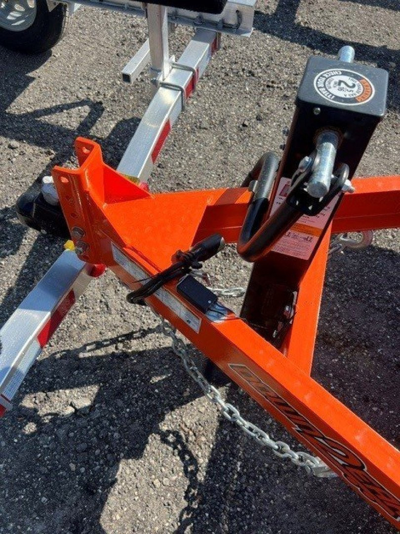 New 2025 Down 2 Earth 7X16 TANDEM AXLE 14000 LB GVWR Equipment Trailer WITH STEEL DECK/STAND UP RAMPS