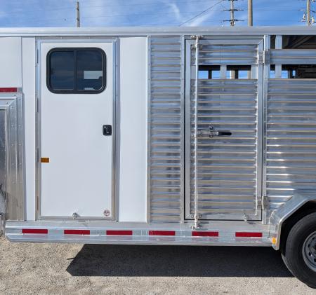 New 2025 Frontier Trailers LIVESTOCK GN 7X20 14K Stock / Stock Combo Trailer
