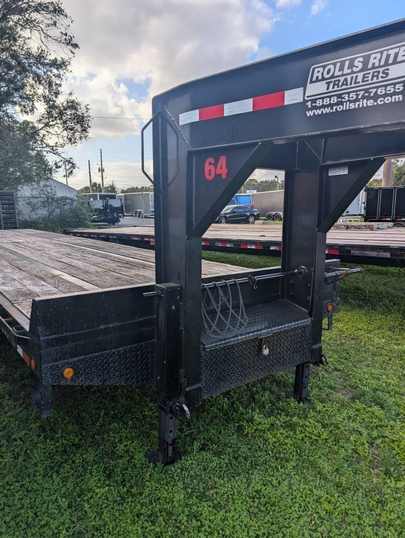 Used 2022 ROLLS RITE 8.5X40 GOOSENECK Deckover Trailer