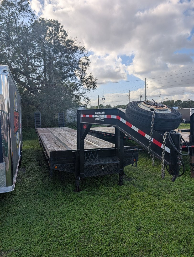 Used 2022 ROLLS RITE 8.5X40 GOOSENECK Deckover Trailer