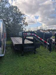 Used 2022 ROLLS RITE 8.5X40 GOOSENECK Deckover Trailer