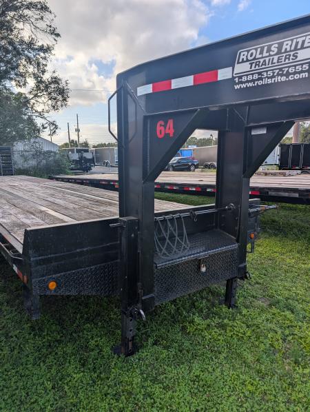 Used 2022 ROLLS RITE 8.5X40 GOOSENECK Deckover Trailer